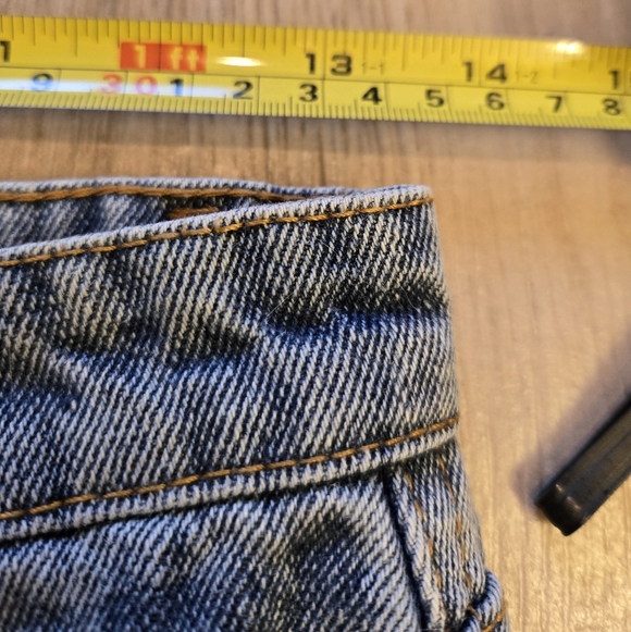 Vici Rhinestone Trim Distressed Shorts, S - Picture 4 of 9